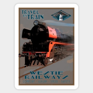 Retro Steam Rail Travel_02 Sticker